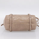 Miu Miu Hand Bag Vitellolux 2way Pink Silver Auth 202001A-5