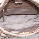 Miu Miu Hand Bag Vitellolux 2way Pink Silver Auth 202001A-11