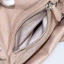 Miu Miu Hand Bag Vitellolux 2way Pink Silver Auth 202001A-24