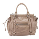 Miu Miu Hand Bag Vitellolux 2way Pink Silver Auth 202001A-2
