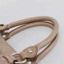 Miu Miu Hand Bag Vitellolux 2way Pink Silver Auth 202001A-8