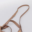 Miu Miu Hand Bag Leather 2way Pink Gold Auth 202002V-9