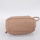 Miu Miu Hand Bag Leather 2way Pink Gold Auth 202002V-5