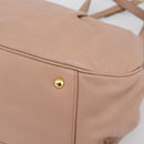 Miu Miu Hand Bag Leather 2way Pink Gold Auth 202002V-15
