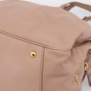 Miu Miu Hand Bag Leather 2way Pink Gold Auth 202002V-17
