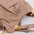 Miu Miu Hand Bag Leather 2way Pink Gold Auth 202002V-6