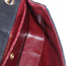 CHANEL Matelasse Chain Shoulder Bag Lamb Skin Black Gold CC Auth 202003SAV-21
