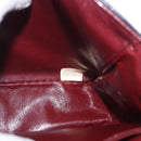 CHANEL Matelasse Chain Shoulder Bag Lamb Skin Black Gold CC Auth 202003SAV-24