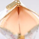 LOUIS VUITTON Multicolor Pochette Cles Coin Purse White M92655 LV Auth 202006A-19