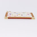 LOUIS VUITTON Multicolor Pochette Cles Coin Purse White M92655 LV Auth 202006A-5