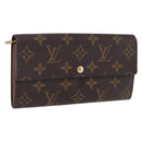 LOUIS VUITTON Monogram Portefeuille Sarah Long Wallet M61734 LV Auth 202008-1