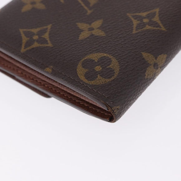 LOUIS VUITTON Monogram Portefeuille Sarah Long Wallet M61734 LV Auth 202008