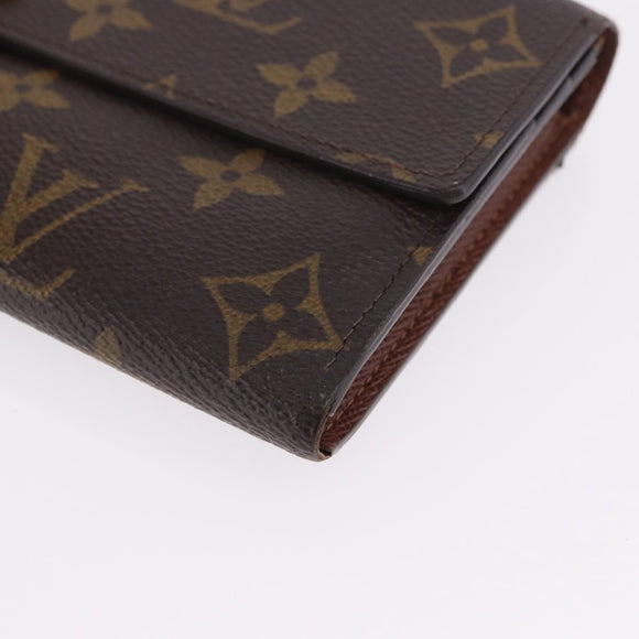LOUIS VUITTON Monogram Portefeuille Sarah Long Wallet M61734 LV Auth 202008