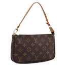 LOUIS VUITTON Monogram Pochette Accessoires Pouch M51980 LV Auth 202010V-1
