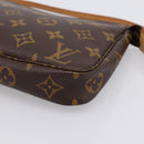 LOUIS VUITTON Monogram Pochette Accessoires Pouch M51980 LV Auth 202010V-10