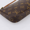 LOUIS VUITTON Monogram Pochette Accessoires Pouch M51980 LV Auth 202010V-11