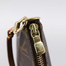 LOUIS VUITTON Monogram Pochette Accessoires Pouch M51980 LV Auth 202010V-16