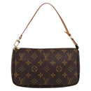 LOUIS VUITTON Monogram Pochette Accessoires Pouch M51980 LV Auth 202010V-2