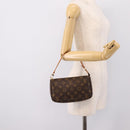 LOUIS VUITTON Monogram Pochette Accessoires Pouch M51980 LV Auth 202010V-21
