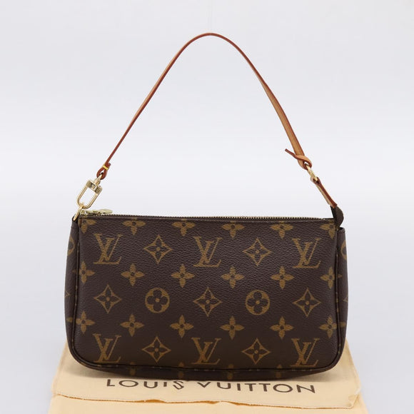 LOUIS VUITTON Monogram Pochette Accessoires Pouch M51980 LV Auth 202010V