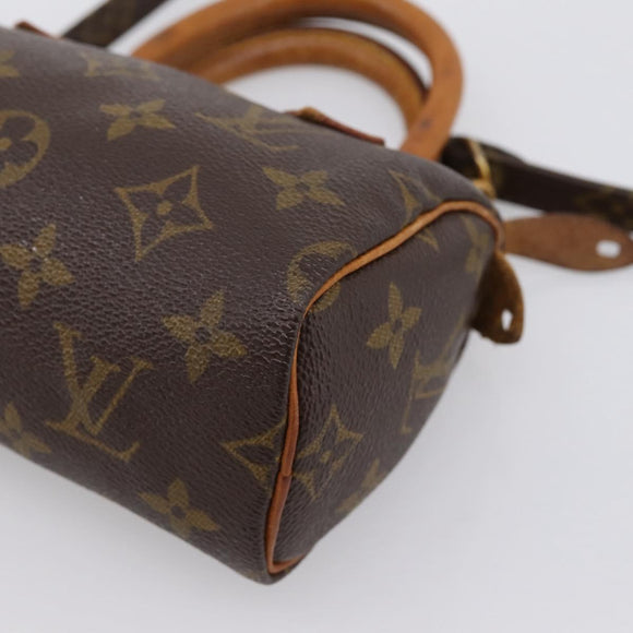 LOUIS VUITTON Monogram Mini Speedy Hand Bag M41534 LV Auth 202013