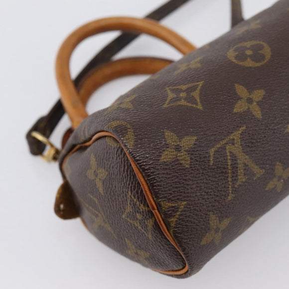 LOUIS VUITTON Monogram Mini Speedy Hand Bag M41534 LV Auth 202013