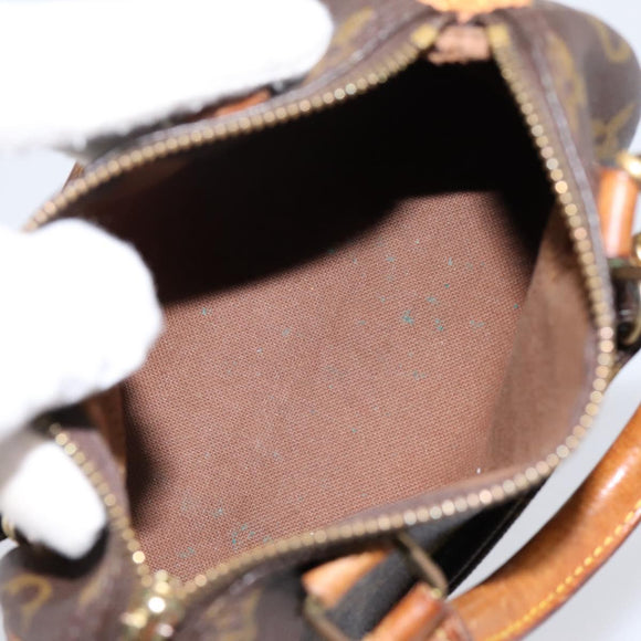LOUIS VUITTON Monogram Mini Speedy Hand Bag M41534 LV Auth 202013