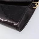 LOUIS VUITTON Monogram Vernis Bel Ale Shoulder Bag Amarante M93613 Auth 202014-15