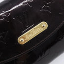 LOUIS VUITTON Monogram Vernis Bel Ale Shoulder Bag Amarante M93613 Auth 202014-19