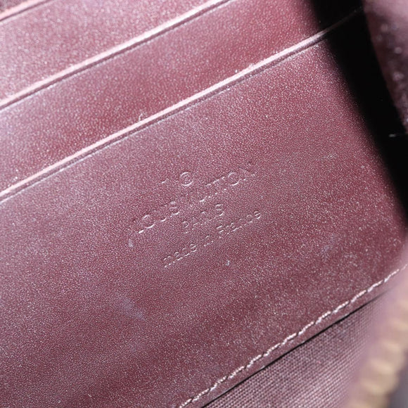 LOUIS VUITTON Monogram Vernis Bel Ale Shoulder Bag Amarante M93613 Auth 202014
