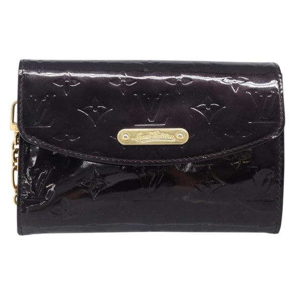 LOUIS VUITTON Monogram Vernis Bel Ale Shoulder Bag Amarante M93613 Auth 202014
