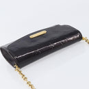 LOUIS VUITTON Monogram Vernis Bel Ale Shoulder Bag Amarante M93613 Auth 202014-6