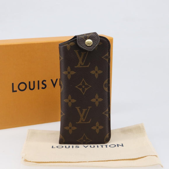 LOUIS VUITTON Monogram Etui Lunette PM Glasses Case M66545 LV Auth 202017A