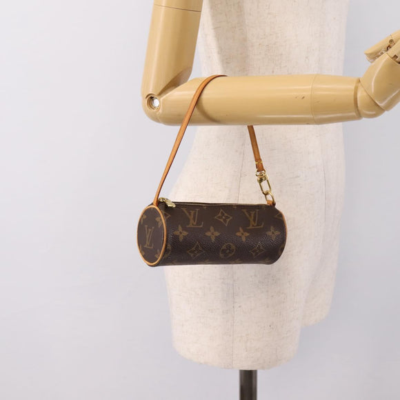 LOUIS VUITTON Monogram Papillon Pouch LV Auth 202020