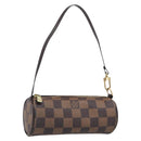 LOUIS VUITTON Damier Ebene Papillon Pouch LV Auth 202021A-1