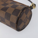 LOUIS VUITTON Damier Ebene Papillon Pouch LV Auth 202021A-14