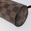 LOUIS VUITTON Damier Ebene Papillon Pouch LV Auth 202021A-16