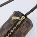 LOUIS VUITTON Damier Ebene Papillon Pouch LV Auth 202021A-9