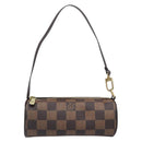 LOUIS VUITTON Damier Ebene Papillon Pouch LV Auth 202021A-13