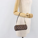 LOUIS VUITTON Damier Ebene Papillon Pouch LV Auth 202021A-20