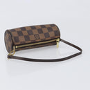 LOUIS VUITTON Damier Ebene Papillon Pouch LV Auth 202021A-7