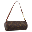 LOUIS VUITTON Monogram Papillon Pouch Pouch LV Auth 202022-1