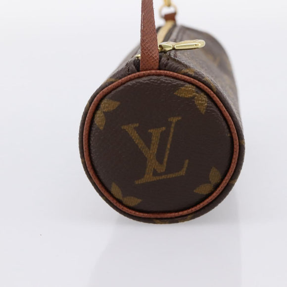 LOUIS VUITTON Monogram Papillon Pouch Pouch LV Auth 202022
