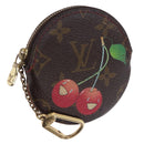 LOUIS VUITTON Monogram Cherry Porte Monnaie Ron Coin Purse M95043 Auth 202023-1