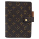 LOUIS VUITTON Monogram Agenda MM Day Planner Cover R20105 LV Auth 202024-13
