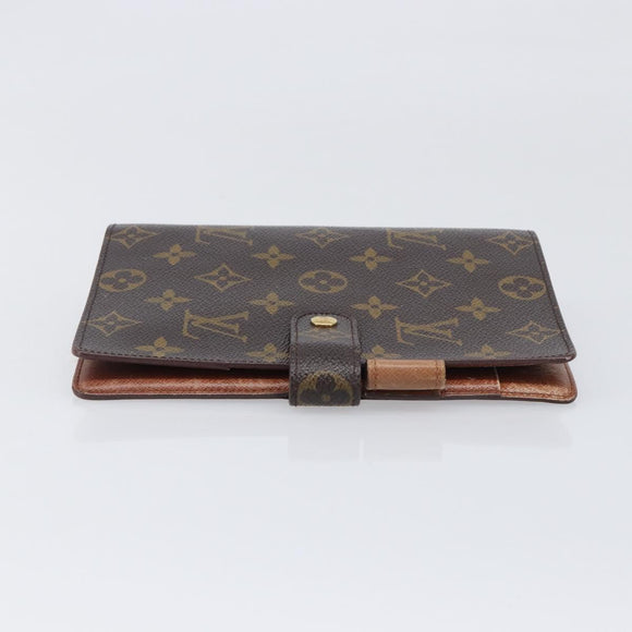 LOUIS VUITTON Monogram Agenda MM Day Planner Cover R20105 LV Auth 202024