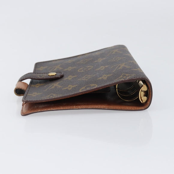 LOUIS VUITTON Monogram Agenda MM Day Planner Cover R20105 LV Auth 202024