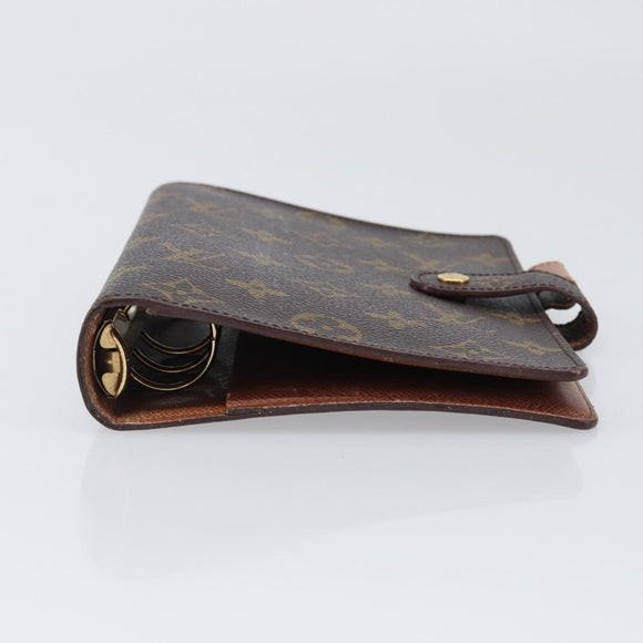 LOUIS VUITTON Monogram Agenda MM Day Planner Cover R20105 LV Auth 202024