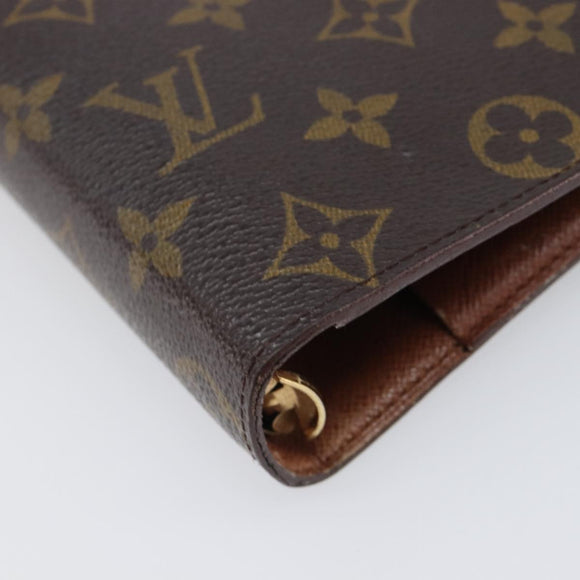 LOUIS VUITTON Monogram Agenda MM Day Planner Cover R20105 LV Auth 202024