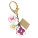 LOUIS VUITTON Porte Cles Fleur Charm Metal Multicolor M60046 LV Auth 202033-1